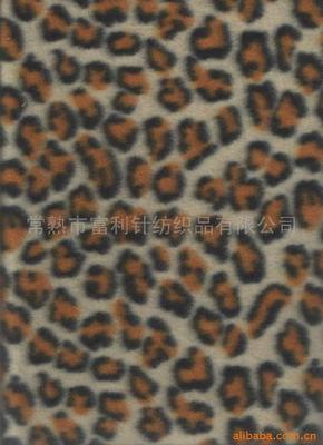 品质印花双面绒产品展示 常熟富利针纺织品，打造针织新体验
